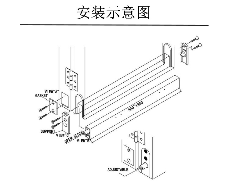 91看片免费下载91看片免费版在线观看RDA-31C(U2) 鋁合金門底防塵器