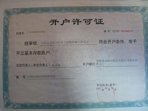 開戶許可證